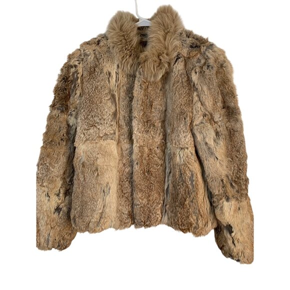Vintage Split End Ltd. Rabbit Fur Coat Size Large - Picture 8 of 8